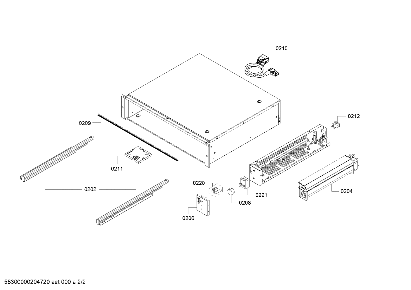 My warming drawer will not close, warming drawer is Neff N21H40